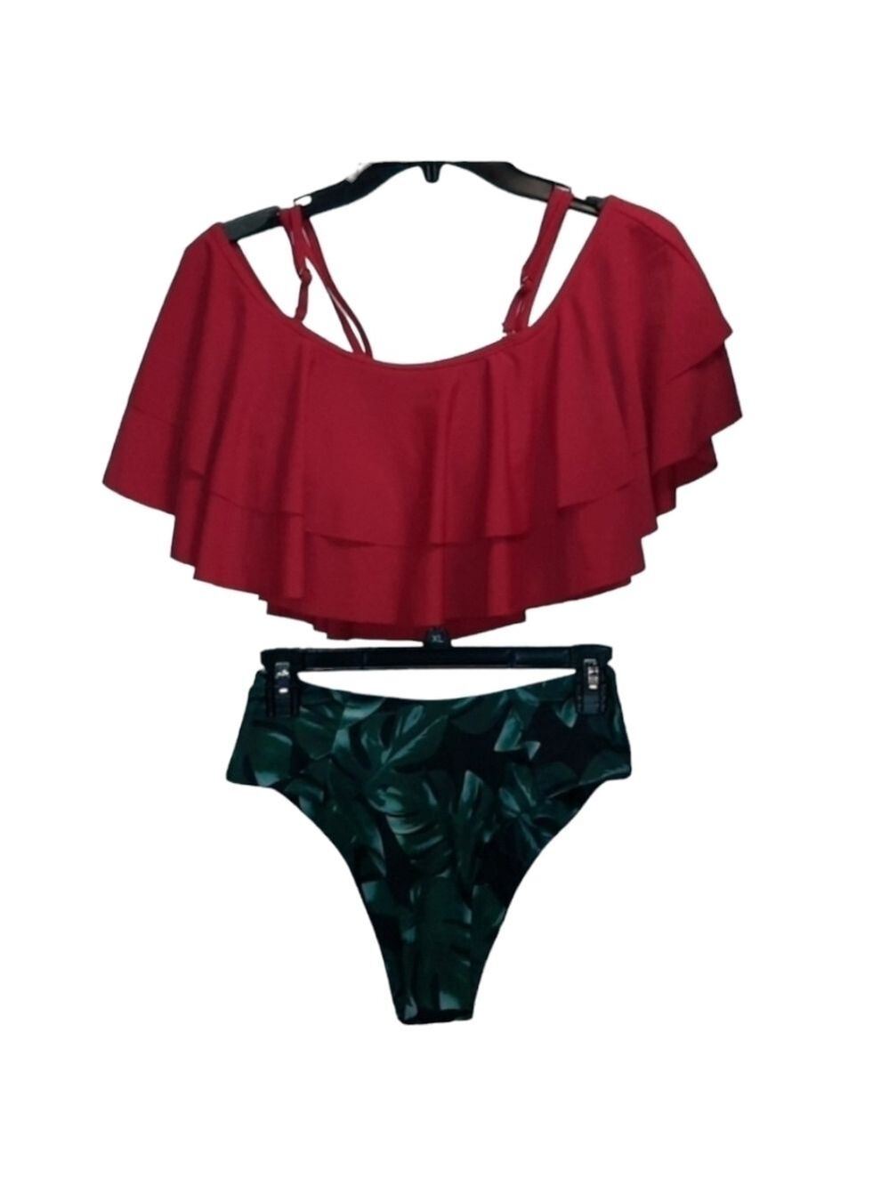 Bikini Set Red and Green Small